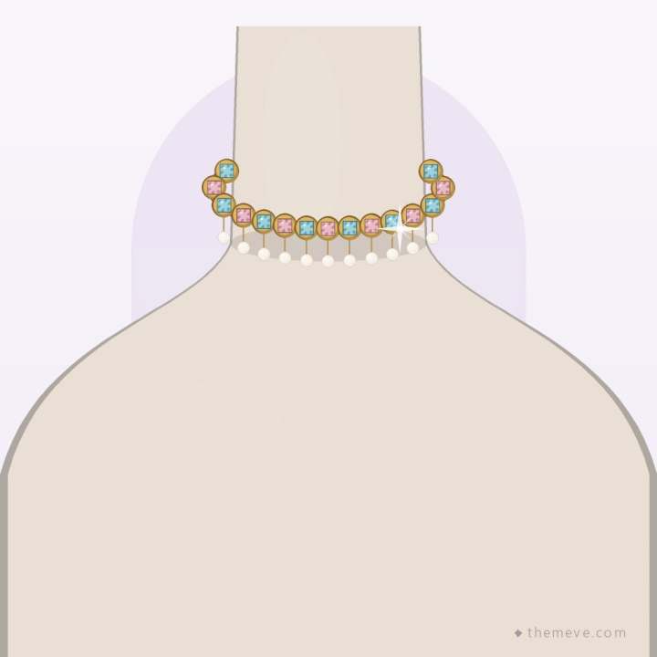 Pearl & Stone Choker