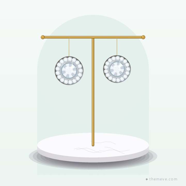 Moonstone Studs