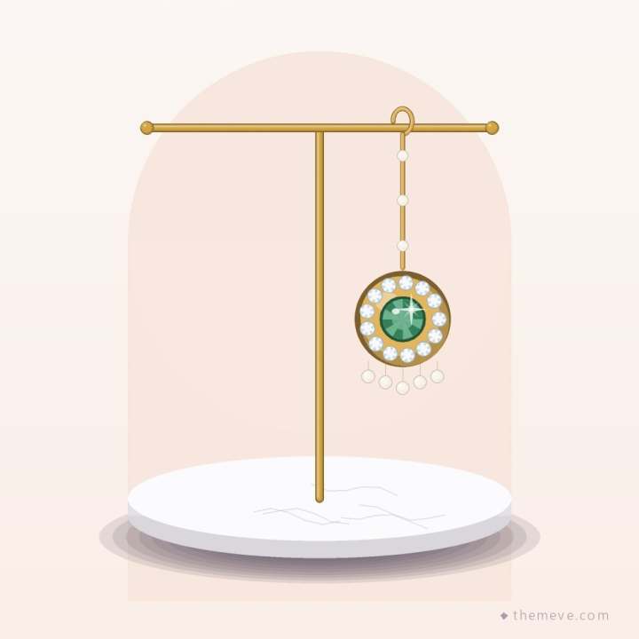 Mini Kundan Tikka