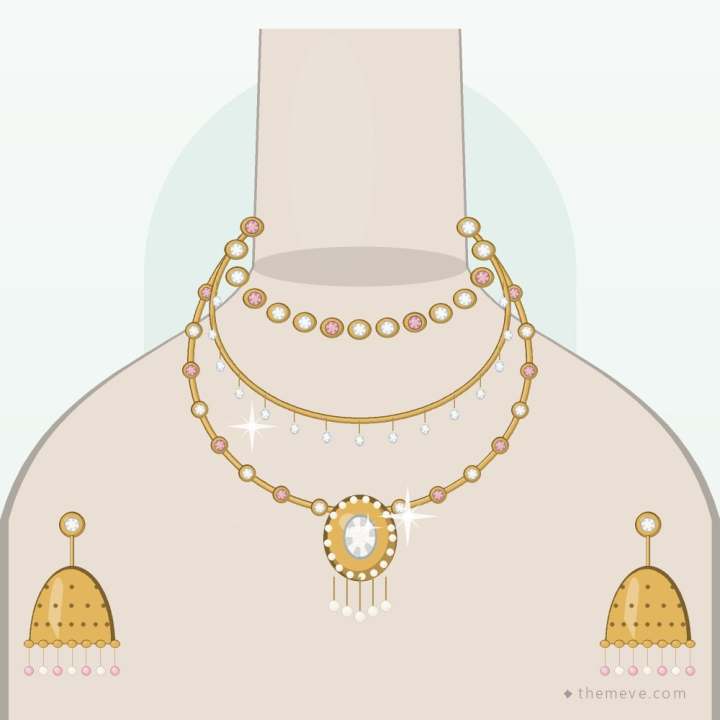 Bridesmaid Set — Pearl & Gold